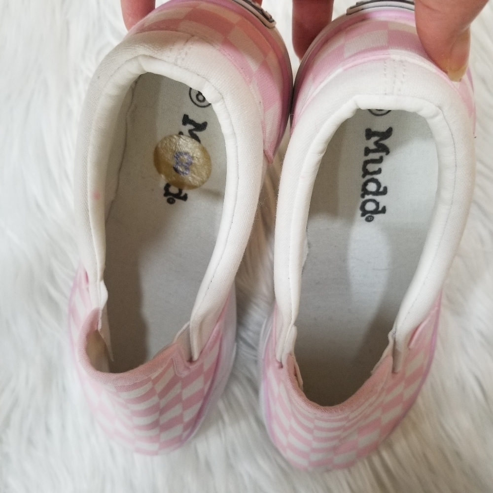 COPY - MUDD Slip-On Sneakers Color White And Pink SIZE 8...!!! - Picture 5 of 17